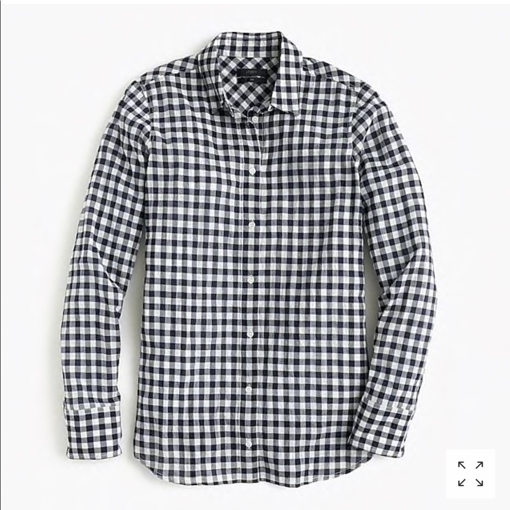 J.Crew Boy Shirt in Blue Gingham